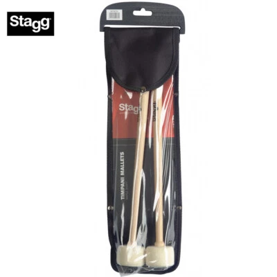Stagg SMTIM F50 1 par mazo de timbales de arce con cabeza de fieltro redonda de 50 mm Foto 1 de 2