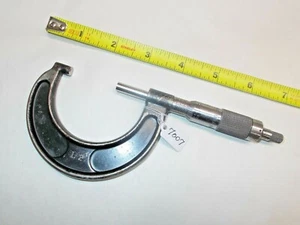 MARRONE E AFFILATO n. 60, Macchinisti 1 - 2" Micrometro (.001"), Facce in Acciaio, USA - Foto 1 di 3