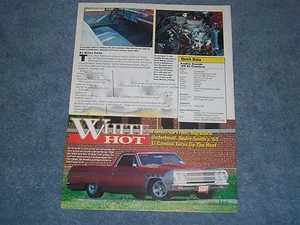 1965 El Camino Vintage Article "White Hot" Chevelle - Picture 1 of 1