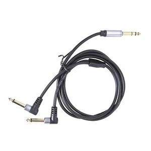 1/4 Insert Cable 6.35mm Dual 6.35mm TS for Mixers Speaker Systems - Picture 1 of 8