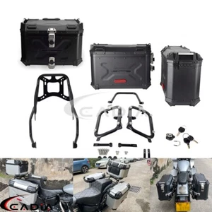 For Harley Softail Standard FXST Street Bob FXBB Top Side Cases & Luggage Racks - Bild 1 von 12