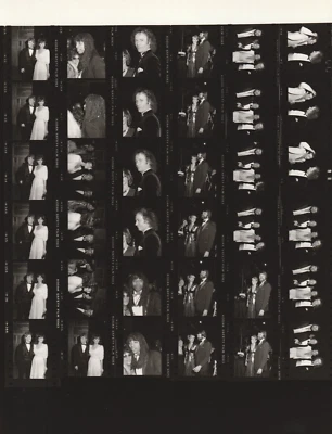 Contact Photo Sheet & Negatives Andy Gibb Principal Rick James Campbell Gatlin - Image 1 of 2