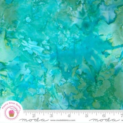 CHROMA BATIKS 4366 39 Lake Blue  MODA BATIKS Quilt Fabric - Image 1 of 4