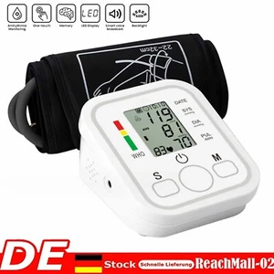 DE Handgelenk Blutdruckmessgerät Digital LCD Pulsmessung Blutdruck Monitor Puls - Bild 1 von 13
