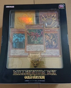 Yu-Gi- Oh Gioco di Carte 20° Anniversario Limited Millennium Box Edizione Oro [GIAPPONE] - Foto 1 di 4