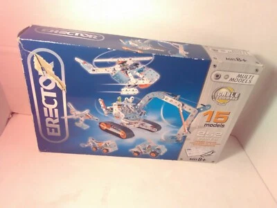 Meccano Erector Set Multi Models 15 Models 252 parts Fast Shipping - Image 1 of 4