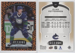 2020-21 Upper Deck Allure Leopard Elias Pettersson #47
