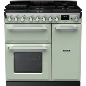 Rangemaster ESDL90DFPMNT/CM1 Estel Deluxe 90cm Dual Fuel Range Cooker 5 Burners - Picture 1 of 4