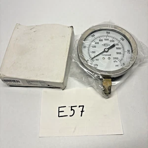 NEW BRC 300 PSI Compound Gauge 3 1/2" Dial (SHIPS FREE!) - Picture 1 of 4