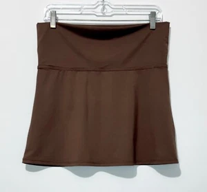 Falda Athleta Mujer S Marrón Cintura Elástica Transpirable Ligera - Imagen 1 de 4