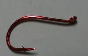 50 "Größe 1/0" - PFT Red Octopus Schnabelhaken - Lachs und Steelhead - Bild 1 von 1