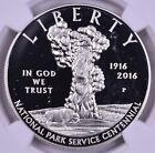 2016-P National Park Commem. Silver Dollar Ngc Pf69 Ultra Cam Early Releases