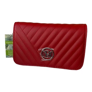 BADGLEY MISCHKA Vegan Leather Crossbody Shoulder Handbag NWT Ruby Red - Picture 1 of 7