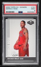 2008-09 Topps Co-Signers /2008 Derrick Rose #101 PSA 9 MINT Rookie RC