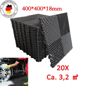 Sol de garage Nisorpa revêtement carreaux sol de garage sol d'atelier sol carrelage - Photo 1/12