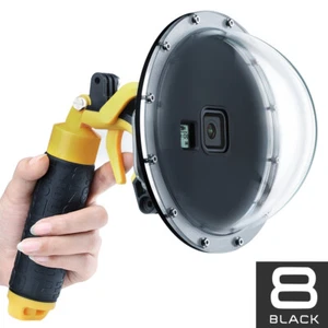Diving Dome Port Waterproof Housing Lens Cover w/ Trigger Grip for GoPro Hero 8 - Picture 1 of 11