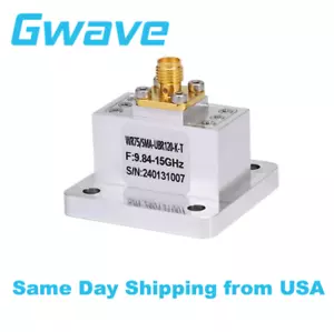 WR-75 auf SMA Buchse Str Hohlleiter auf Koax Adapter, UBR120 Flansch, 9,84 - 15G - Bild 1 von 9