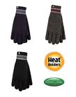 Mens Heat Holders HeatWeaver Thermal Winter Warm Jacquard Gloves CEDAR