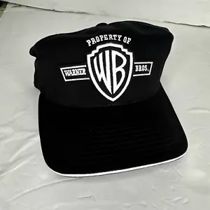 Warner Bros. nuova vintage Studio Nero con Cappello Regolabile Taglia Unica Proprietà - Foto 1 di 3