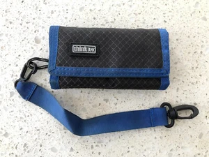 Think Tank 740209 Pixel Pocket Rocket Card Case Holds 10 CF Cards - 209 Blue - Picture 1 of 4