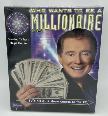 Who Wants to Be a Millionaire (PC, CD-ROM, 1999) Brand New Sealed Video Game - Image 1 of 2