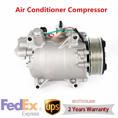 AC Compressor For 2007-2014 Honda CR-V 2007-2012 Acura RDX 2.3L 13-15 ILX 2.4L - Image 1 of 4