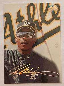 1993 Studio Rickey Henderson Oakland A's #84