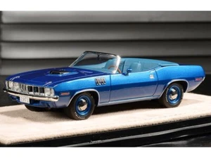 PLYMOUTH HEMI Cuda - convertible - 1971 - true blue metallic - GLM 1:43 - Foto 1 di 6