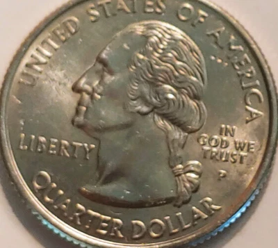 2006 P Colorado State Quarter BU SCARFACE  Error (Obverse) & CUD  (Reverse)  - Image 1 of 4