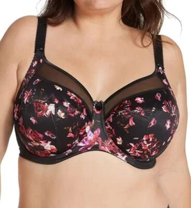 Goddess Kayla Banded Underwire Bra #6162 US Size DDD- H Flamenco Floral NWT - Picture 1 of 3