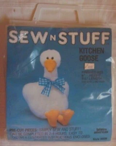 Sew n Stuff: Kitchen Goose #9026, Sewing Craft Kit -Talon American, 8" x 8 1/4" - Picture 1 of 2
