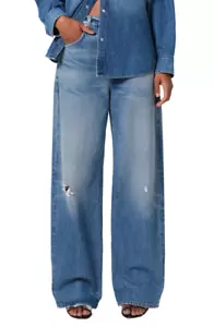 NUOVO! $258 CITIZENS OF HUMANITY AYLA JEANS LARGHI VITA ALTA SOLANO TAGLIA 26 - Foto 1 di 6