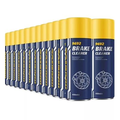 24x 450ml MANNOL Brake Cleaner Bremsenreiniger, Spezialreiniger KFZ, industrie