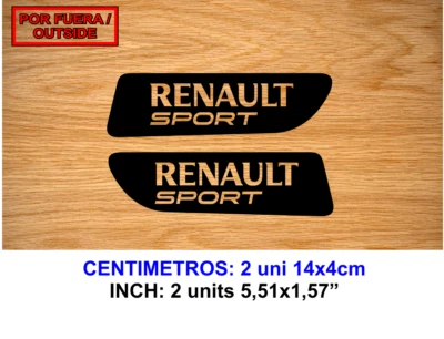 Sticker Vinilo Decal Vinyl Aufkleber Adesivi Autocollant Renault Sport Moldura - Imagen 1 de 3