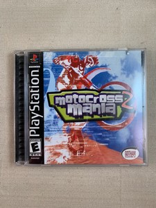 MOTOCROSS MANIA  2 Playstation PS1 Complete in Box w/ Manual CIB Good Cond