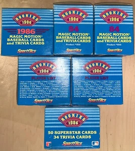 Vintage 1986 Sportflics Baseball Magic Motion Rookie Card Set - Picture 1 of 2