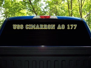 USS CIMARRON AO 177 Decal US NAVY Military USN S01 - Picture 1 of 6