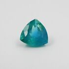 Bluish Green Sapphire Trillin Cut Natural Certified 9.76 Ct Loose Gemstone