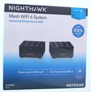 Nighthawk Mesh Wi-Fi 6 System Advanced Whole Home Wi-Fi - Picture 1 of 4