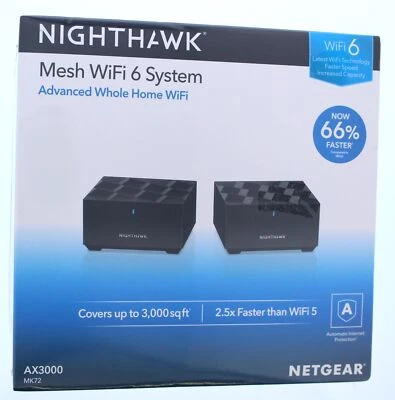 Nighthawk Mesh Wi-Fi 6 System Advanced Whole Home Wi-Fi - Image 1 of 4