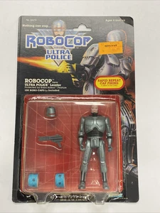 ROBOCOP ULTRA POLICE LEADER 1988 RAPID REPEAT CAP ACTION FIGURE KENNER NEW NOC - Picture 1 of 11