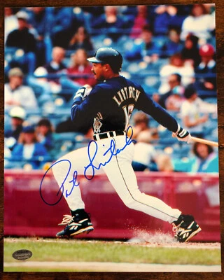 Pat Listach  AUTO Milwaukee Brewers 8x10 Photo Schwartz COA - Image 1 of 3