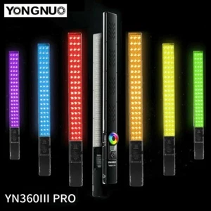YONGNUO YN360 III Pro LED RGB Video Light Handheld Stick Bar Bicolor 3200-5500K - Picture 1 of 12