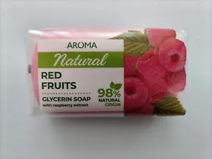 Raspberry Soap 100g/3.53oz Vegan Bulgarian | Savon Framboise 100g Végane 🍇 - Picture 1 of 1