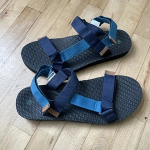 Sandalias informales Crane para hombre azul estilo verano talla 12 - Imagen 1 de 7