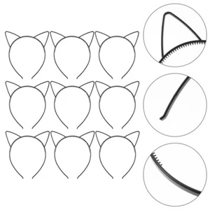 10 Pcs Kids Cat Ear Hair Band Ear Hair Decor Headbands Girls - Picture 1 of 12