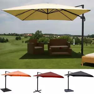 Gastronomie-Luxus-Ampelschirm HWC, Sonnenschirm 3,5x3,5m - Bild 1 von 16