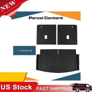 Trunk Mat For Explorer 2024 3PCS All Weather NEW Accessories USA - Picture 1 of 8