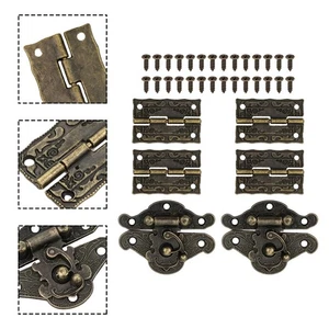 High Quality Shop Office Locking Hasps Hinges Vintage Design Zinc Alloy - Picture 1 of 12
