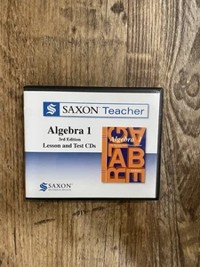 Saxon Algebra 1 Lesson & Tests CDs 3rd Edition - Picture 1 of 7
